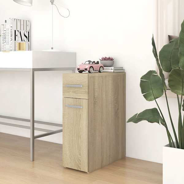 Sahtlitega kapp, Sonoma tamm, 20 × 45,5 × 60 cm, tehispuit