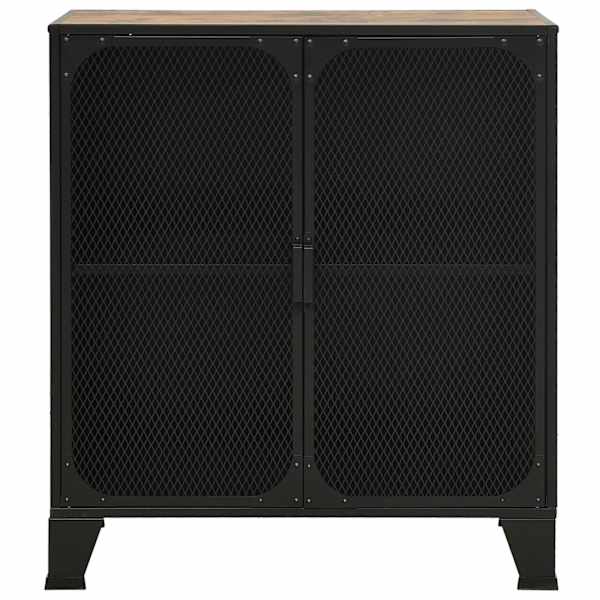 Hoiukapp, maapruun, 72 × 36 × 82 cm, metall ja MDF
