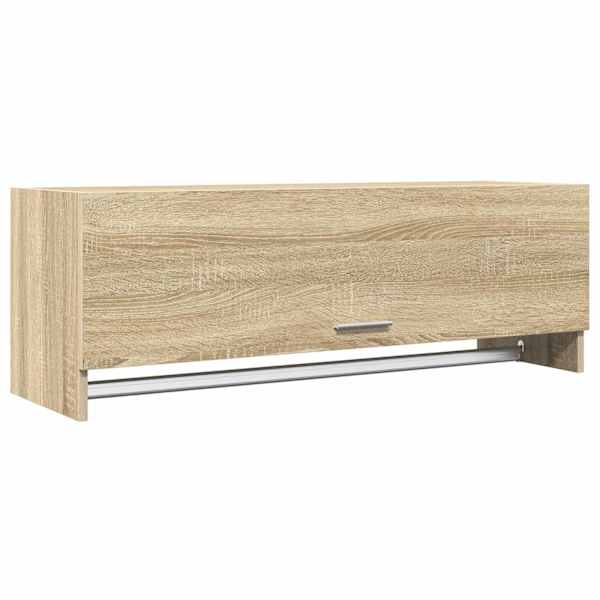 Garderoob, Sonoma tamm, 100 × 32,5 × 35 cm, tehispuit