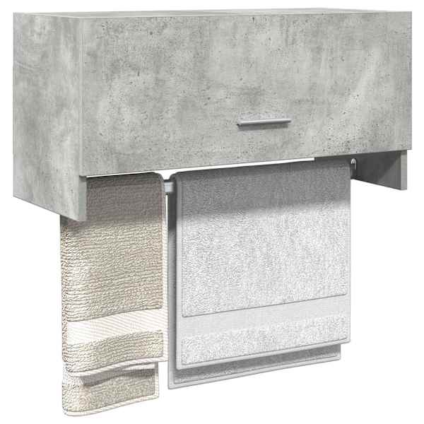 Garderoob, betoonhall, 70 × 32,5 × 35 cm, tehispuit