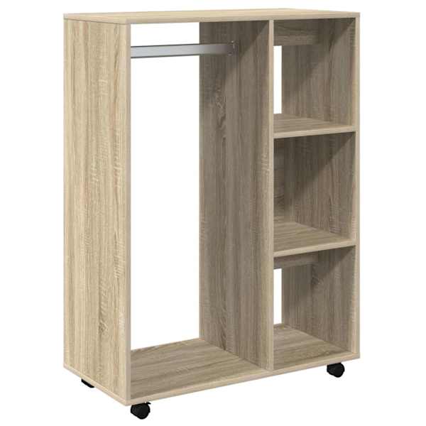 Riidekapp, Sonoma tamm, 80 × 40 × 110 cm, tehispuit