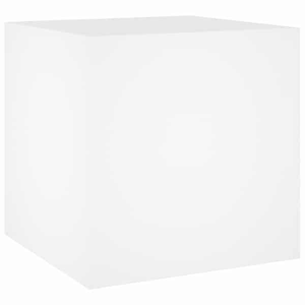 Taimekast 40 × 40 × 40 cm, tehispuit – valge