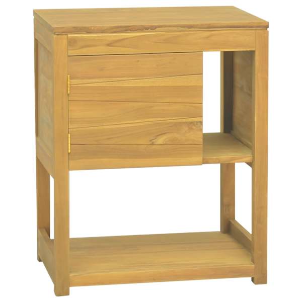 Vannitoakapp, 60 × 40 × 75 cm, tiikpuu