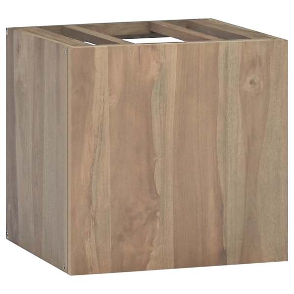 Seinale kinnitatav vannitoakapp, 46 × 25,5 × 40 cm, tiikpuu