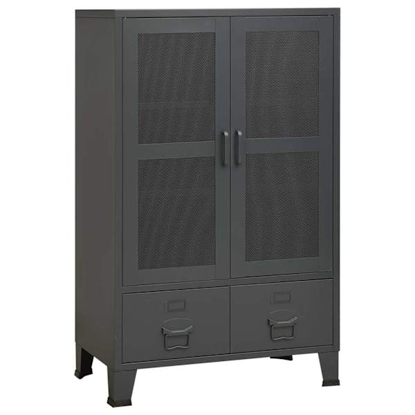 Industriaalne hoiukirst, antratsiithall, 70 × 40 × 115 cm, metall