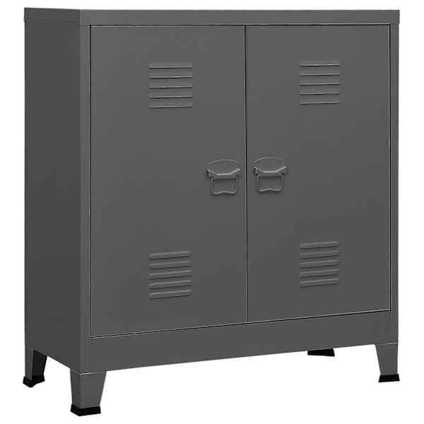 Tööstuslik hoiukirst antratsiit 90 × 40 × 100 cm teras