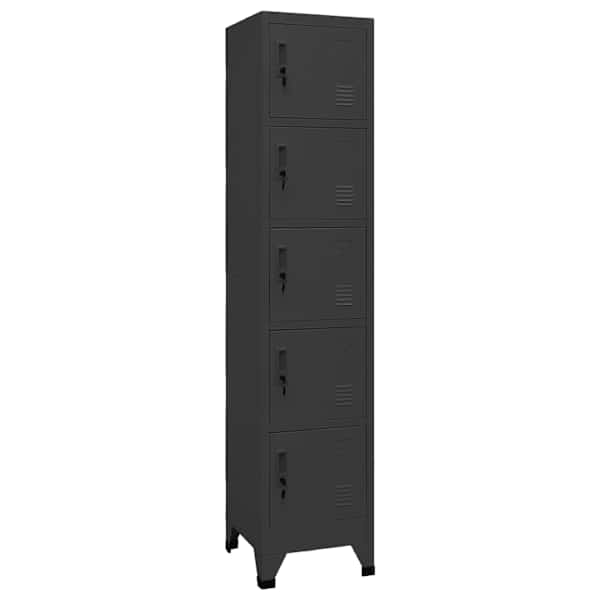 Lukustatav hoiukapp, antratsiithall, 38 × 40 × 180 cm, teras