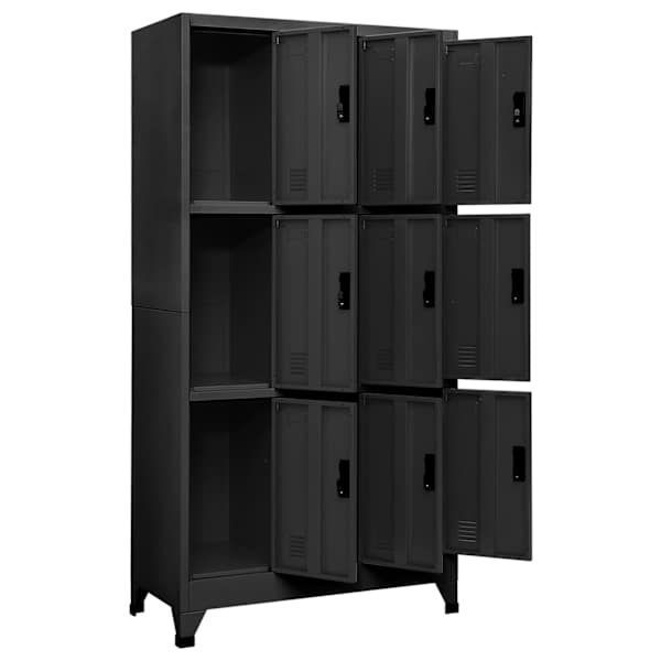 Lukustatav hoiukapp, antratsiithall, 90 × 45 × 180 cm, teras