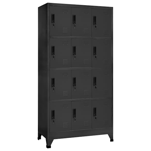 Lukustatav hoiukapp, antratsiithall, 90 × 45 × 180 cm, teras