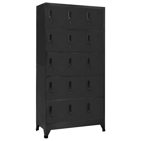 Lukustatav hoiukapp, antratsiithall, 90 × 40 × 180 cm, teras