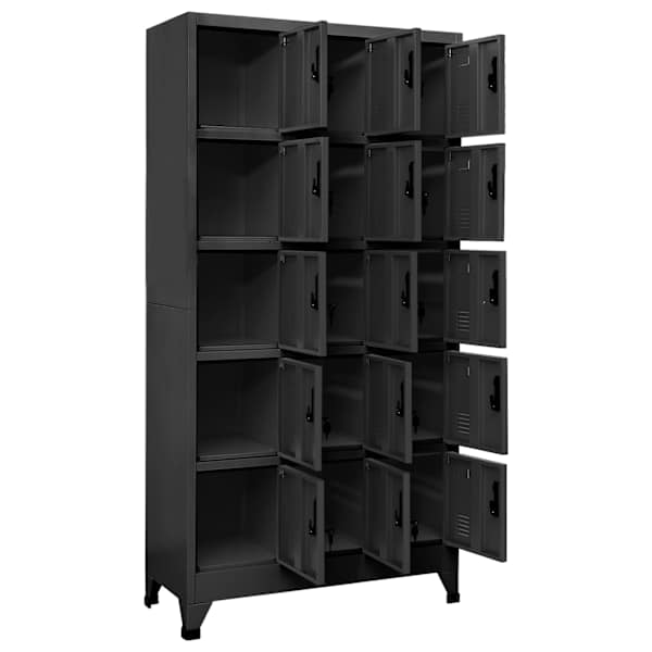Lukustatav hoiukapp, antratsiithall, 90 × 40 × 180 cm, teras