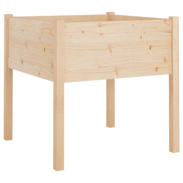 Taimekast 70 × 70 × 70 cm, männipuit (töötlemata) – naturaalne