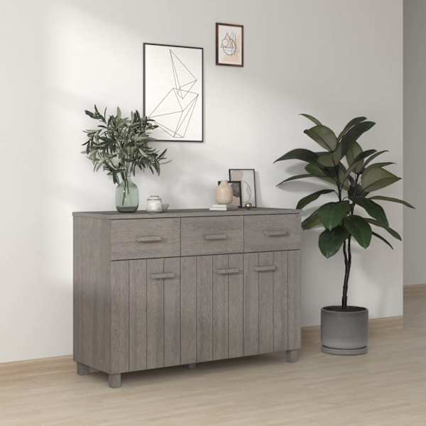 Öökapp "HAMAR", helehall, 113 × 40 × 80 cm, männipuit