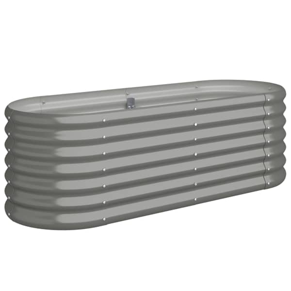 Peenrakast 114 × 40 × 36 cm, tsingitud teras – hall