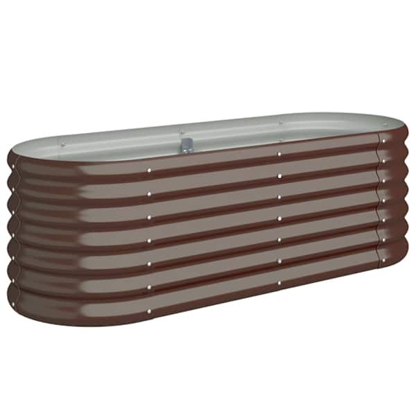 Peenrakast 114 × 40 × 36 cm, tsingitud teras – pruun