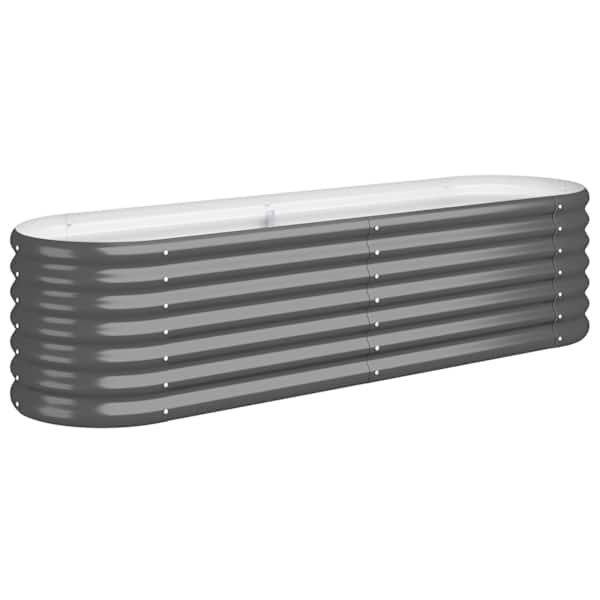 Peenrakast 152 × 40 × 36 cm, tsingitud teras – antratsiithall