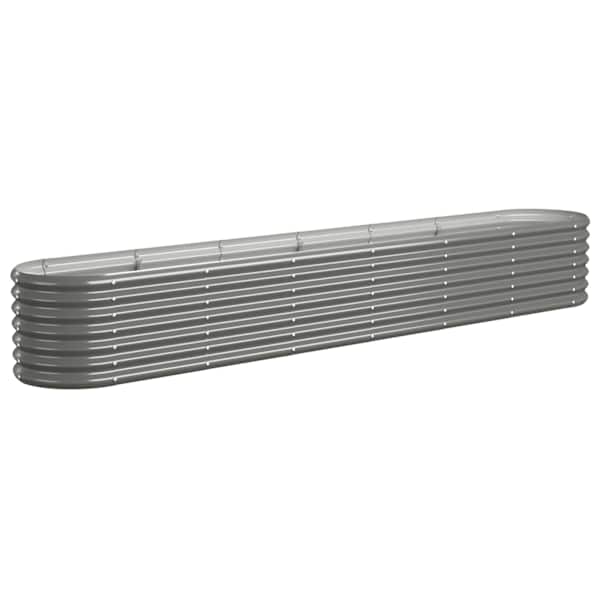 Peenrakast 260 × 40 × 36 cm, tsingitud teras – hall