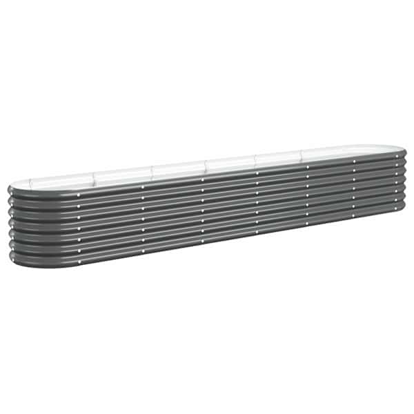 Peenrakast 260 × 40 × 36 cm, tsingitud teras – antratsiithall