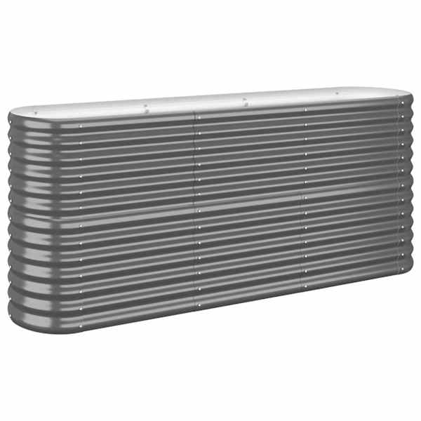 Peenrakast 152 × 40 × 68 cm, tsingitud teras – antratsiithall