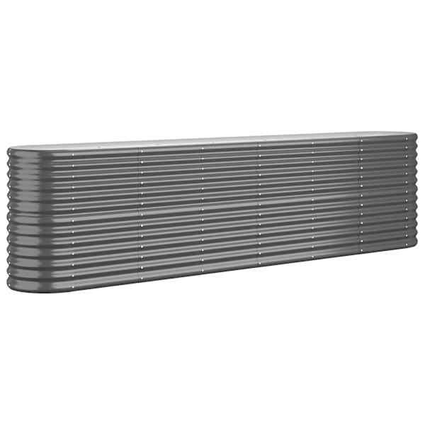 Peenrakast 260 × 40 × 68 cm, tsingitud teras – antratsiithall