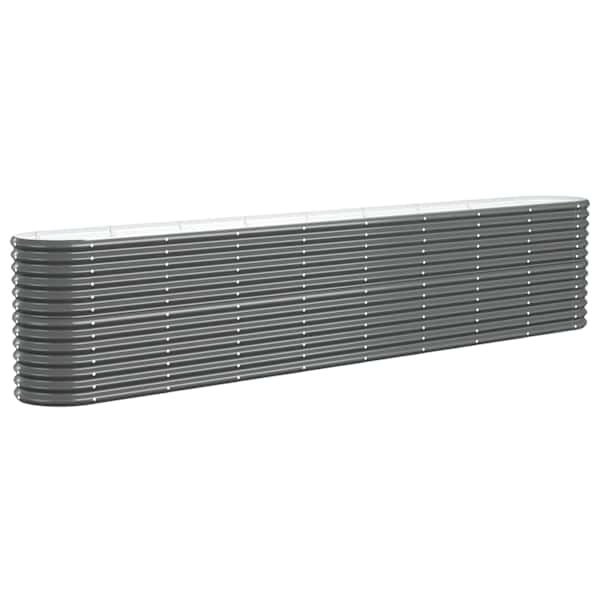 Peenrakast 332 × 40 × 68 cm, tsingitud teras – antratsiithall