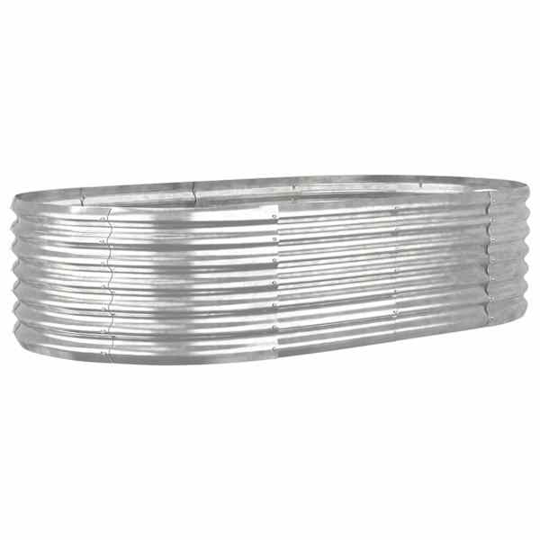 Peenrakast 152 × 80 × 36 cm, tsingitud teras – hõbedane
