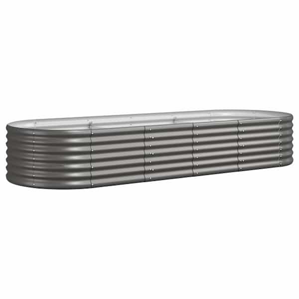 Peenrakast 224 × 80 × 36 cm, tsingitud teras – hall
