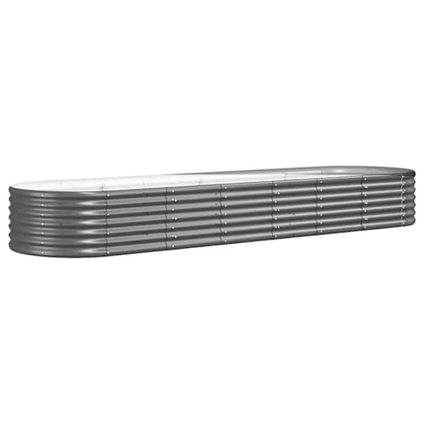 Peenrakast 296 × 80 × 36 cm, tsingitud teras – hall