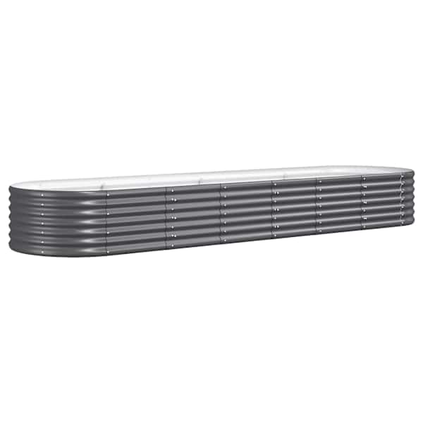 Peenrakast 296 × 80 × 36 cm, tsingitud teras – antratsiithall