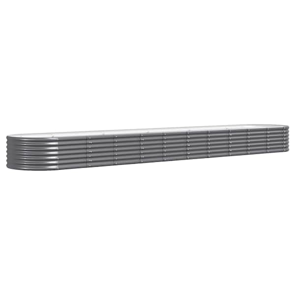 Peenrakast 440 × 80 × 36 cm, tsingitud teras – antratsiithall