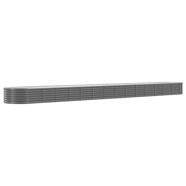 Peenrakast 620 × 80 × 36 cm, tsingitud teras – hall