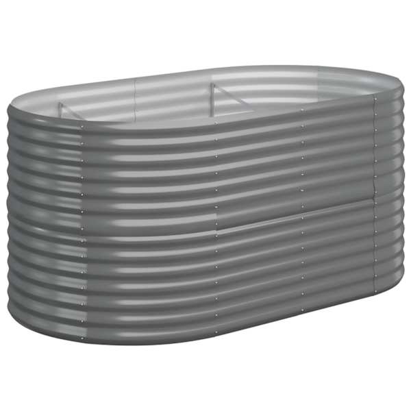 Peenrakast 152 × 80 × 68 cm, tsingitud teras – hall