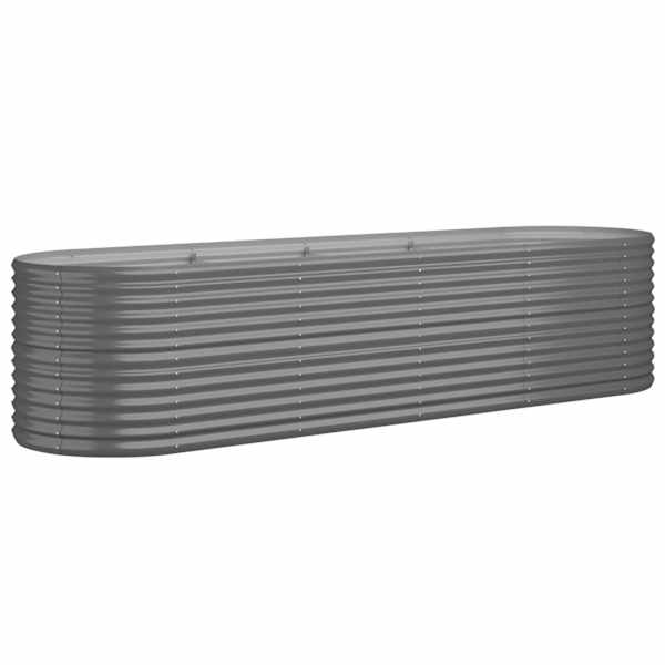 Peenrakast 296 × 80 × 68 cm, tsingitud teras – hall