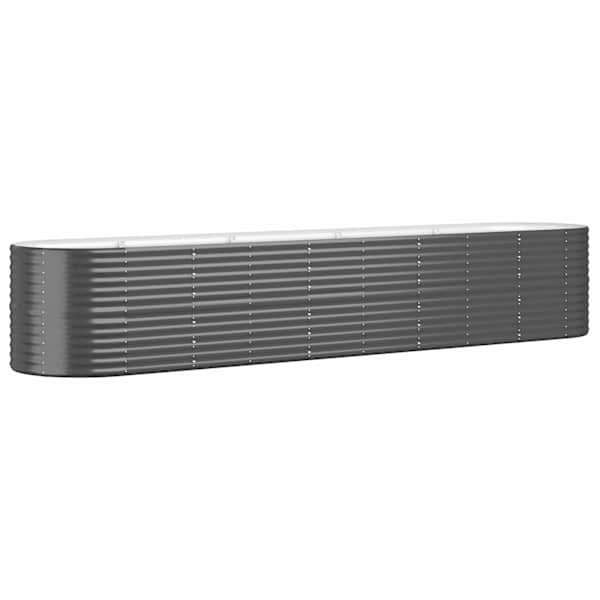 Peenrakast 368 × 80 × 68 cm, tsingitud teras – antratsiithall