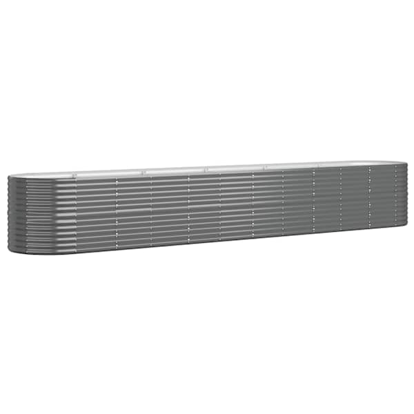Peenrakast 440 × 80 × 68 cm, tsingitud teras – antratsiithall