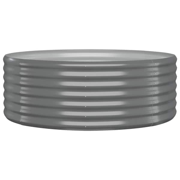 Peenrakast 100 × 100 × 36 cm, tsingitud teras – hall