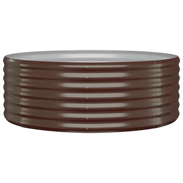 Peenrakast 100 × 100 × 36 cm, tsingitud teras – pruun
