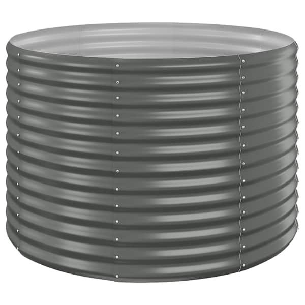 Peenrakast 100 × 100 × 68 cm, tsingitud teras – hall