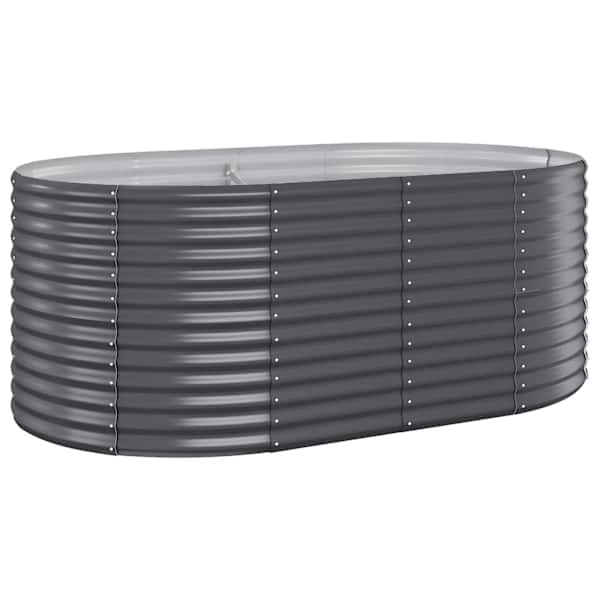 Peenrakast 175 × 100 × 68 cm, tsingitud teras – antratsiithall
