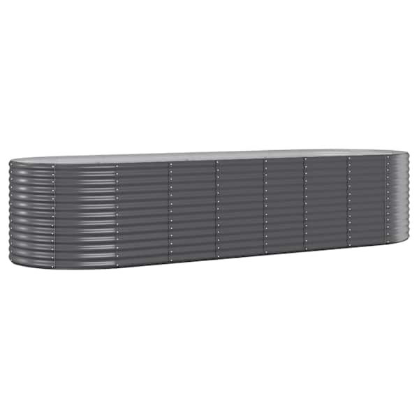Peenrakast 322 × 100 × 68 cm, tsingitud teras – antratsiithall