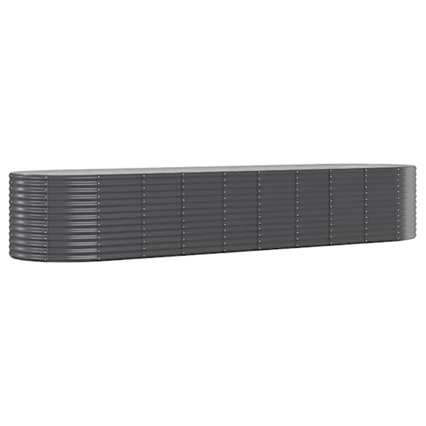 Peenrakast 396 × 100 × 68 cm, tsingitud teras – antratsiithall