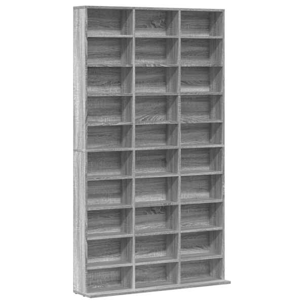 CD-kapp, hall Sonoma tamm, 102 × 23 × 177,5 cm, tehispuit