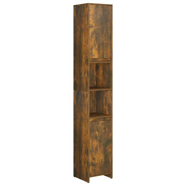 Raamatukapp, suitsutatud tamm, 30 × 30 × 183,5 cm, tehispuit