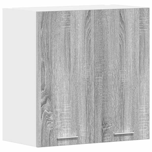 Rippuv kapp "Lyon", hall, Sonoma, 60 × 31 × 60 cm, töödeldud puit