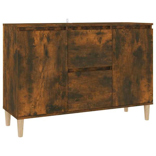 Puhvetkapp, suitsutatud tamm, 101 × 35 × 70 cm, tehispuit