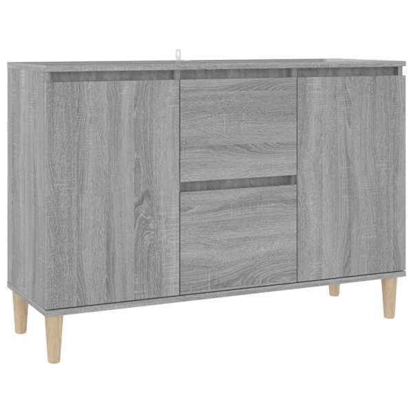 Puhvetkapp, hall Sonoma tamm, 101 × 35 × 70 cm, tehispuit