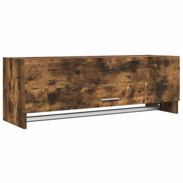 Garderoob, suitsutatud tamm, 100 × 32,5 × 35 cm, tehispuit