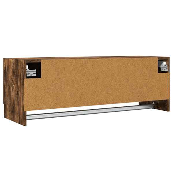 Garderoob, suitsutatud tamm, 100 × 32,5 × 35 cm, tehispuit