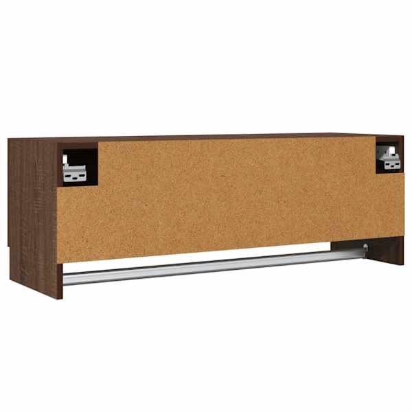 Garderoob, pruun tamm, 100 × 32,5 × 35 cm, tehispuit