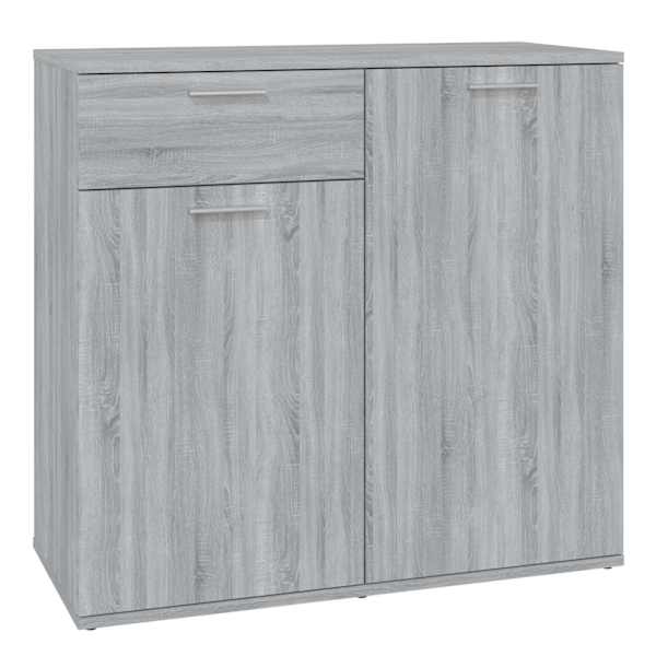 Puhvetkapp, hall Sonoma tamm, 80 × 36 × 75 cm, tehispuit